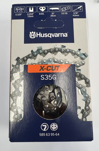 Husqvarna chainsaw chain cut - chainsaw,