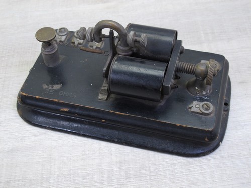 Antique telegraph sounder - antique,