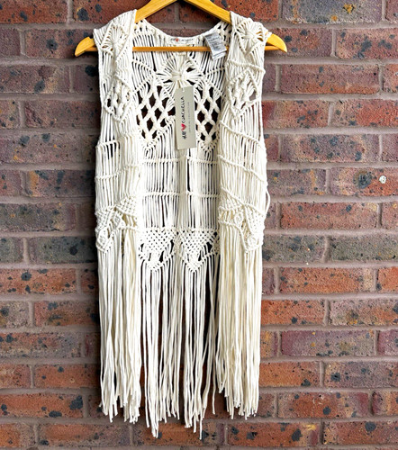 Coachella white open - h&m, -knit
