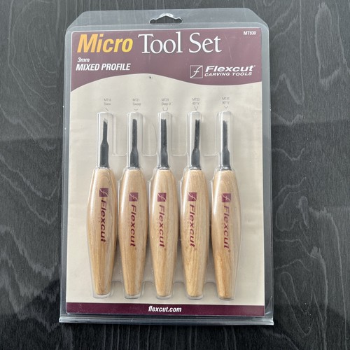 Flexcut 3mm 5pc micro - flexcut,