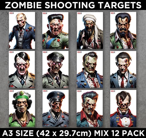 Zombie shooting targets - shooting,