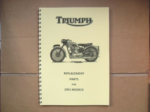Triumph pre unit parts book - triumph,