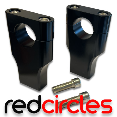 Black 28mm pit bike handle - black,