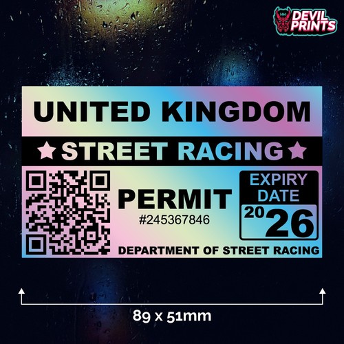 Street racing permit car - street,