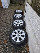 16 Inch Mini Alloy Wheels & HANKOOK Run Flat Tyres 195 55 16 R50/R53