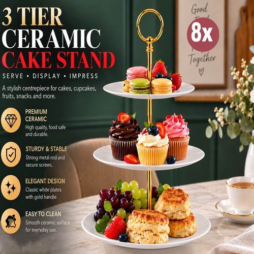 Cake stand tier round - stand,