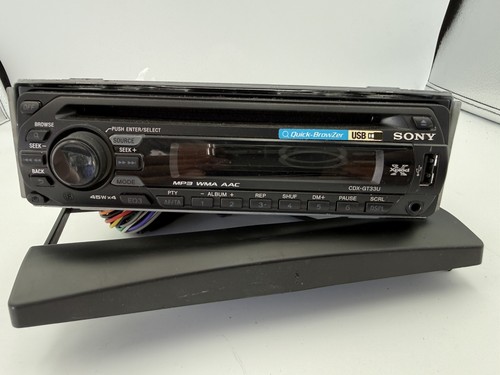 Sony cdx gt33u - cdx-gt33u, single