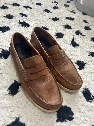 John rocha leather tan brown - rocha,