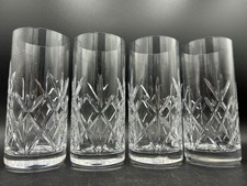 Set of 4 Vintage Cut Crystal