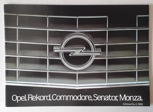 Opel range brochure 1982 - opel,