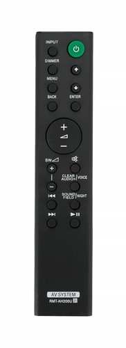 Replaced sony rmt ah200u - replaced, rmt-ah200u