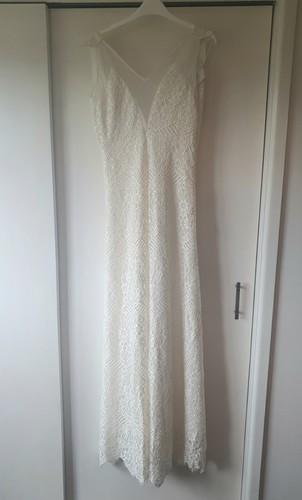 New ivory lace wedding dress - new,