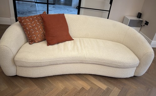 Graham green ivory bouclé - &,
