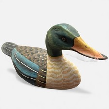 Mallard Wooden Carved Duck