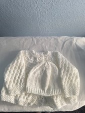 Hand Knitted Baby Matinee Coat