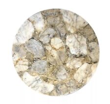 Natural Agate Coffee Table Handmade Gemstone for Cafeteria Luxury Furniture Deco