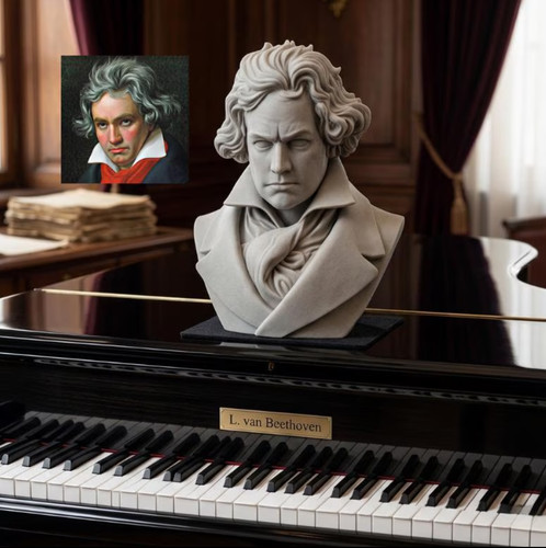 Ludwig van beethoven bust - ludwig,