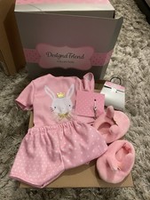 DESIGNA FRIEND DOLLS OUTFIT - DESIGN A FRIEND QUEEN RABBIT PJ’s & CHARM CROWN