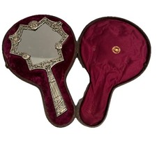 1882 Victorian Hand Mirror: John & Richard Stott Sterling Silver, London