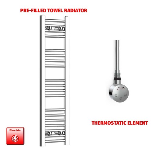 Chrome electric towel rail - chrome,
