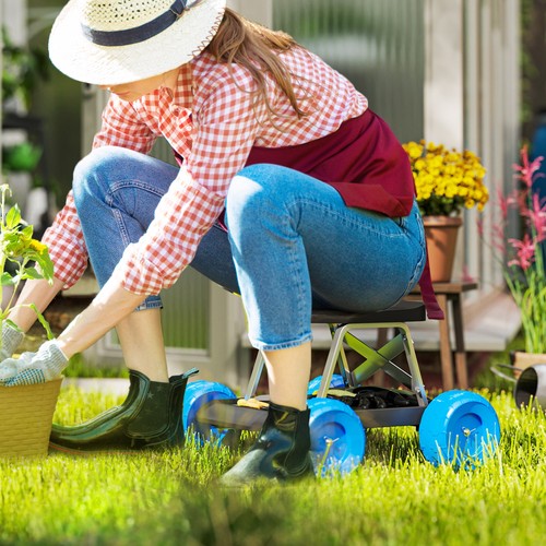 Garden cart with wheels tool - garden, wheels,