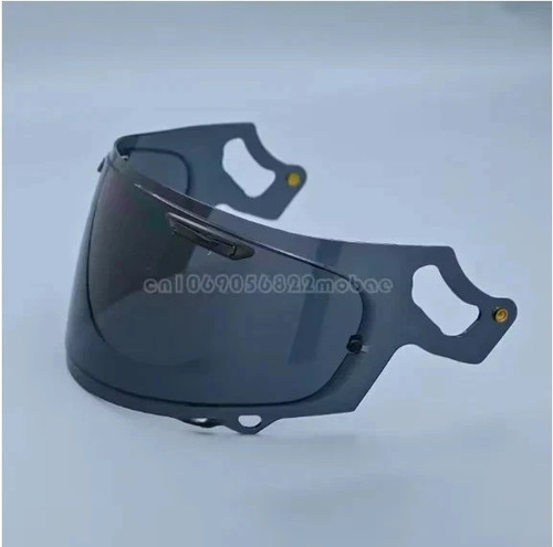Black helmet visor shield - black,