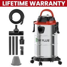 6000W Wet & Dry Vacuum Cleaner Industrial Water and Dirt 3-in-1 Blower Vac 20L