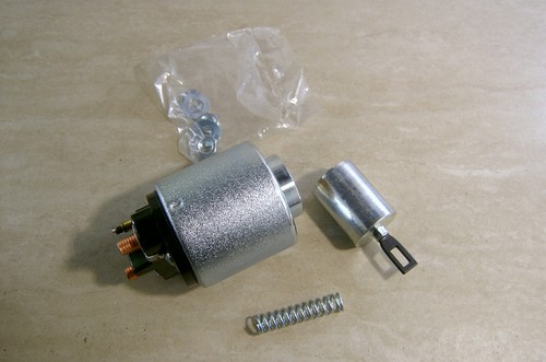 Starter motor solenoid fit - motor, to