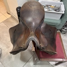 Passier German 17.5" Brown Leather GP Saddle Circa 1990 195527 ps Baum 