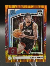 Kelel Ware 2024-25 Panini Donruss Optic /225 Orange Shock Rated Rookie