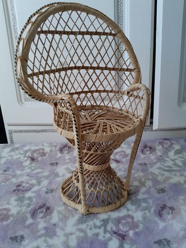 Small vintage peacock chair - peacock,