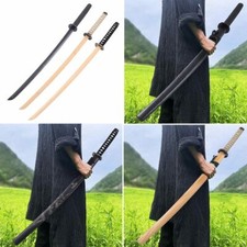 Iaido Wooden Samurai Katana Sword Kendo Martial Arts Training Combat Swords Prop