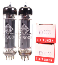 2x ED8000 Telefunken pair