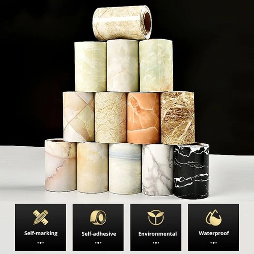 10m marble grain skirting - 10m, tape