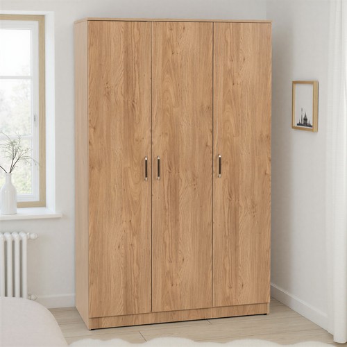 Dakota door wardrobe oak - wardrobe,