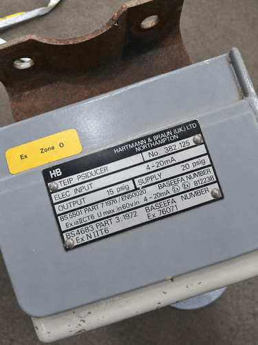 Hartmann braun eip - &, pressure