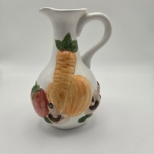 Rayware Market Garden Collection Storage Oil Vinegar Jar Bottle Vegetables 80s