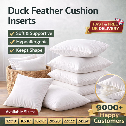 Duck feather cushion - feather,