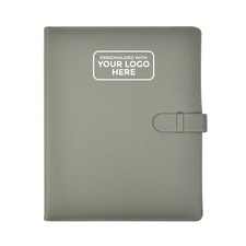 Personalised Logo 50 Sheets A4 Ring Binder Portfolio Folder with Closure Belt