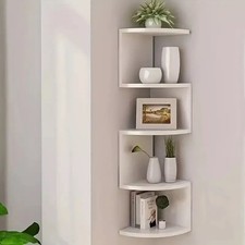 5 Tier Floating Corner Shelf