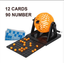 Bingo 90 Number Game Family Game 2 Player with Cards Traditional Bingo Game