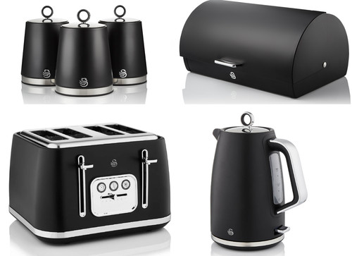 Swan serenity black kettle - swan,
