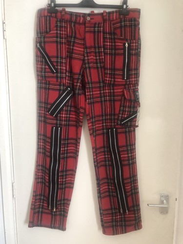 Vintage tartan punk zip - vintage,