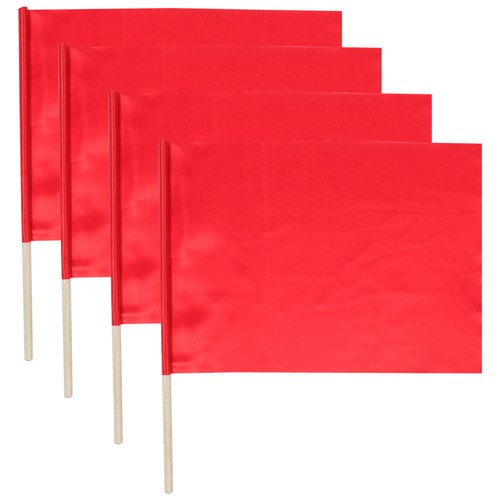 4pcs durable referee flags - 4pcs,