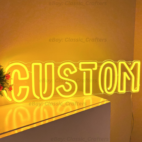 Custom neon sign - custom, personalised