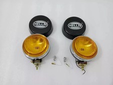 Pair Hella Yellow Fog Lamp