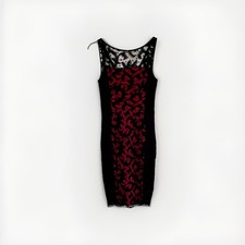 Karen Millen Black Red Lace