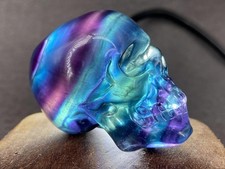 2''Natural Fluorite skull