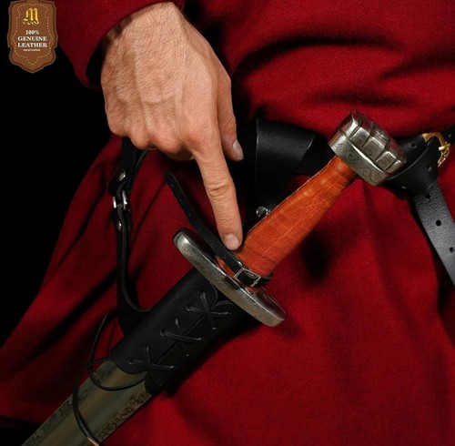 Medieval leather sword - medieval, sheath