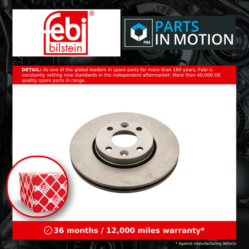 Brake discs pair vented - 2x,